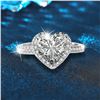 Image 1 : 1.2 CT GRA CERTIFIED HEART SHAPED MOISSANITE