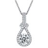 Image 4 : 1CT GRA CERTIFIED ROUND BRILLIANT 925S NECKLACE