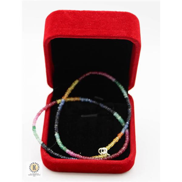 #2306-37 CT TW MULTI-COLORED SAPPHIRES AND