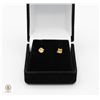 Image 1 : #2307-14 KT YELLOW GOLD EARRINGS WITH