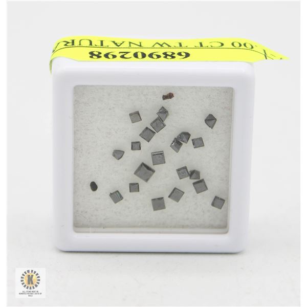 #2317-1.00 CT TW NATURAL PRINCESS CUT