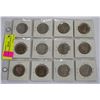 Image 1 : 12X50-CENT PIECES CANADIAN COINS