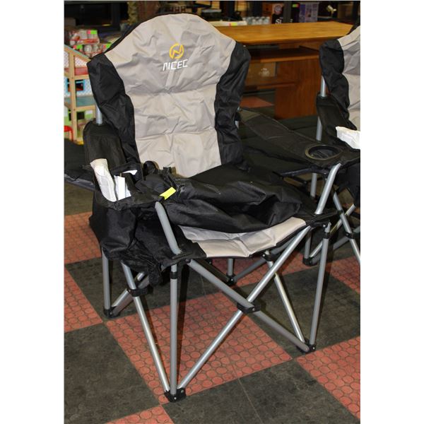NEW NICEC CAMPING CHAIR WITH CARRYING CASE