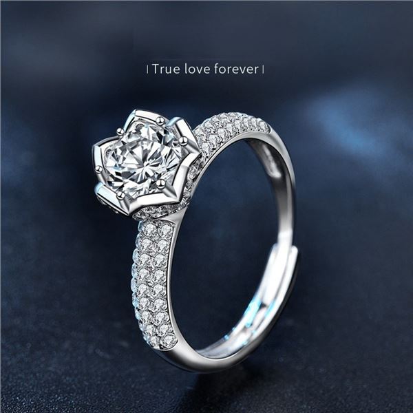 1 CT GRA CERTIFIED ROUND BRILLIANT MOISSANITE