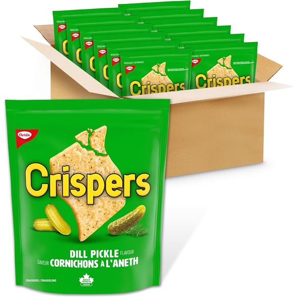 NEW CASE OF DILL PICKLE CRISPERS 12 X 145G