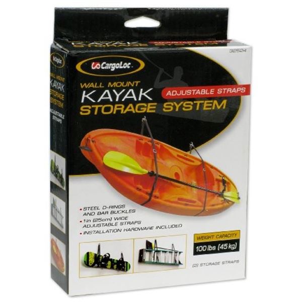 NEW CARGOLOC WALL MOUNT KAYAK STORAGE SYSTEM