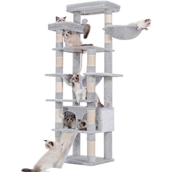 NEWLY ASSEMBLED HEYBLY HCT033 CAT TOWER H-79"