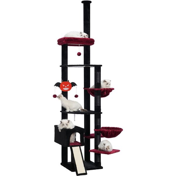NEWLY ASSEMBLED HEYBLY HCT091BR CAT TREE H-105"