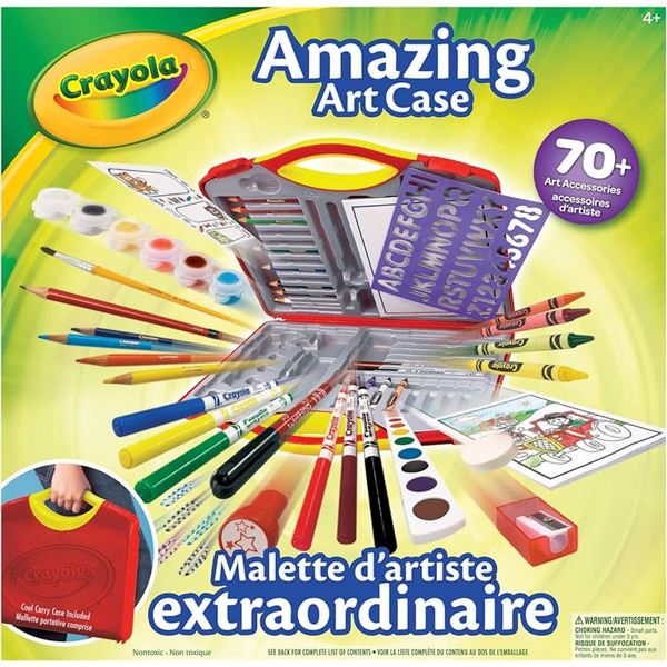 NEW CRAYOLA AMAZING ART CASE