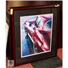 Image 1 : FRAMED WALL HANGING OF SPORTS CAR 28.5" X 33"