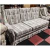 Image 1 : VINTAGE FLORAL SOFA 3 SEAT 35" X 80" X 32"
