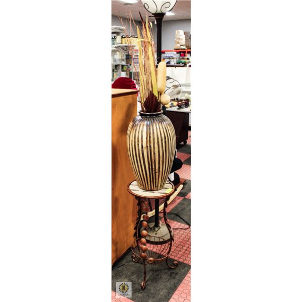 ORNATE DECOR VASE WITH STAND