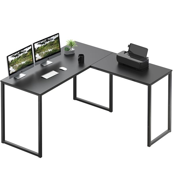 NEWLY ASSEMBLED SHW MISSION L SHAPED CORNER DESK