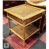 Image 1 : 2 PEIR 1 IMPORTS WICKER TABLES SQUARE 20"X20" 23"H