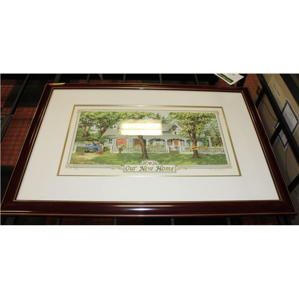 PRINT CAROLE BLACK "OUR NEW HOME" #596/790