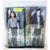 Image 1 : 2 BARBIE COLLECTOR TWILIGHT DOLLS (EDWARD + BELLA)