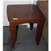 Image 1 : WOODEN END TABLE H-24" W-24" L-24"