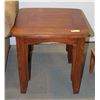 Image 1 : WOODEN END TABLE H-24" W-24" L-24"