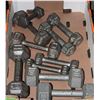 Image 1 : DUMBELLS 1X12-2X10-2X8-2X5-3X3 TOTAL 67LBS