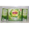 Image 1 : 4 BOXES OF LIPTON GREEN TEA BB 03/14/2025