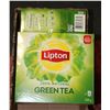 Image 1 : 4 BOXES OF LIPTON GREEN TEA BB 03/14/2025