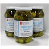 Image 1 : 3 X 1L PRESIDENT’S CHOICE MIXED SWEET PICKLES