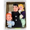 Image 1 : VINTAGE 3 HAND PUPPETS