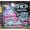 Image 1 : NEW ROLLER SKATES 2IN1 SIZE 12-2