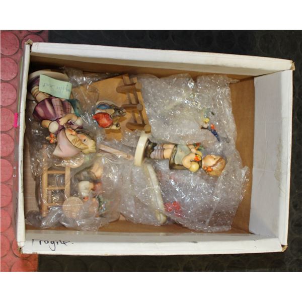 BOX OF GOEBEL FIGURINES