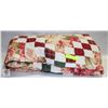 Image 1 : ESTATE PATCHWORK QUILT FULL SIZED HANDMADE