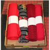Image 1 : FABRIC ROLLS RED PRINT STRETCH KNITS