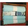 Image 1 : FABRIC ROLLS AQUA COTTON PRINT STRETCH KNIT