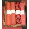Image 1 : FABRIC ROLLS DRK ORANGE STRETCH PRINT LACE KNIT