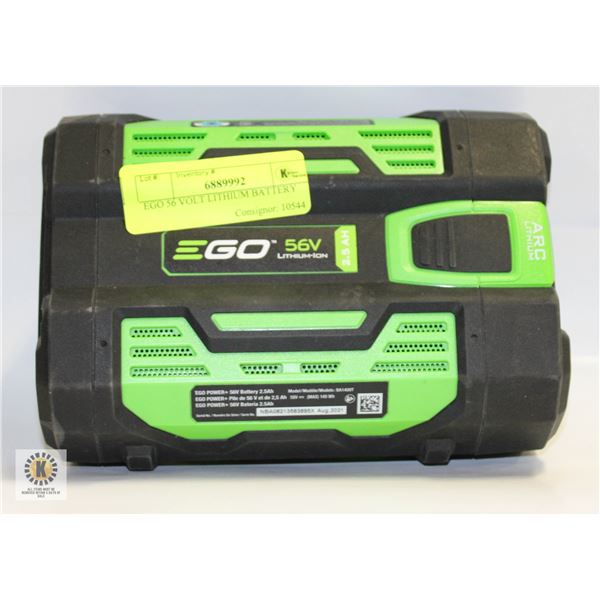 EGO 56 VOLT LITHIUM BATTERY