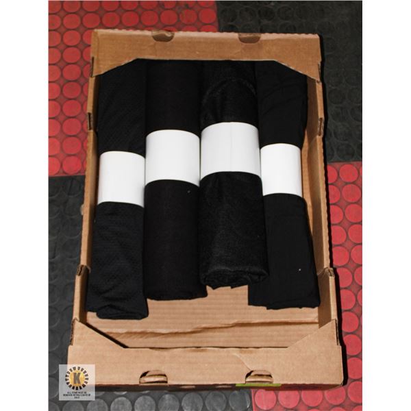 FABRIC ROLLS BLACK STRETCH KNITS COTTON RAYON