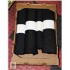 Image 1 : FABRIC ROLLS BLACK STRETCH COTTONS