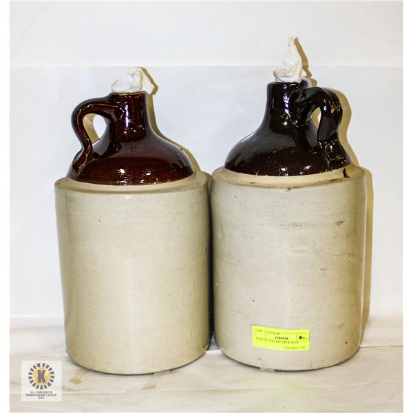 PAIR OF CERAMIC CROCKS