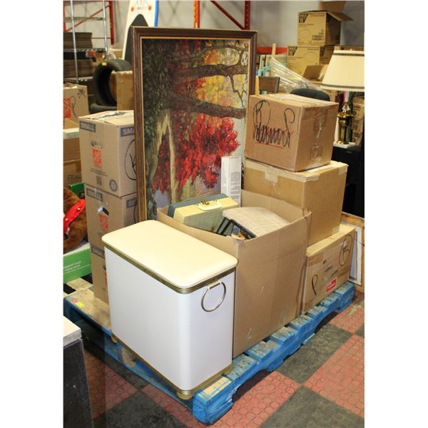 ESTATE HOUSEHOLD ITEMS- PALLET LOT ASSORTED