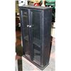 Image 1 : DOUBLE DOOR SHELVING UNIT H-45" W-10" L-24.5"