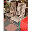 Image 1 : 2 WOODEN CHAIRS TO BE REFURBISHED