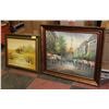 Image 1 : PAIR OF FRAMED OIL PAINTINGS