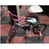 Image 1 : BIKE HUFFY 16" WITH SIDE TRAINER WHEELS