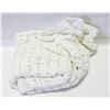 Image 1 : KNIT AFGHAN BEDSPREAD BLANKET DOUBLE