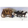 Image 1 : ESTATE VINTAGE WOOD STAGECOACH WITH 4