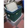 Image 1 : LOT OF 4 STORAGE TOTES
