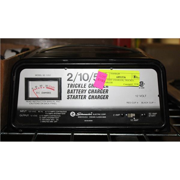 BATTERY CHARGER, TRICKEL CHARGER