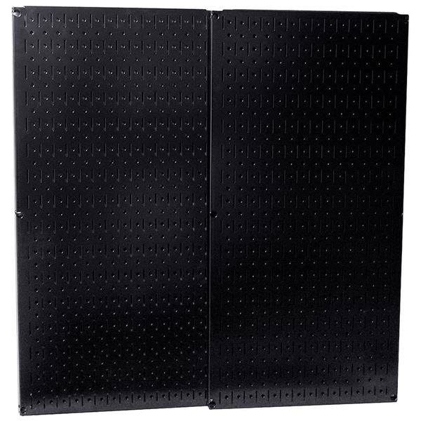 NEW WALL CONTROL PEGBOARD PACK 2 PANELS-BLACK