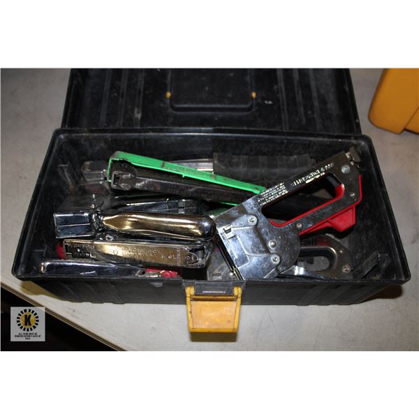 LOT STAPLERS/STAPLE GUNS