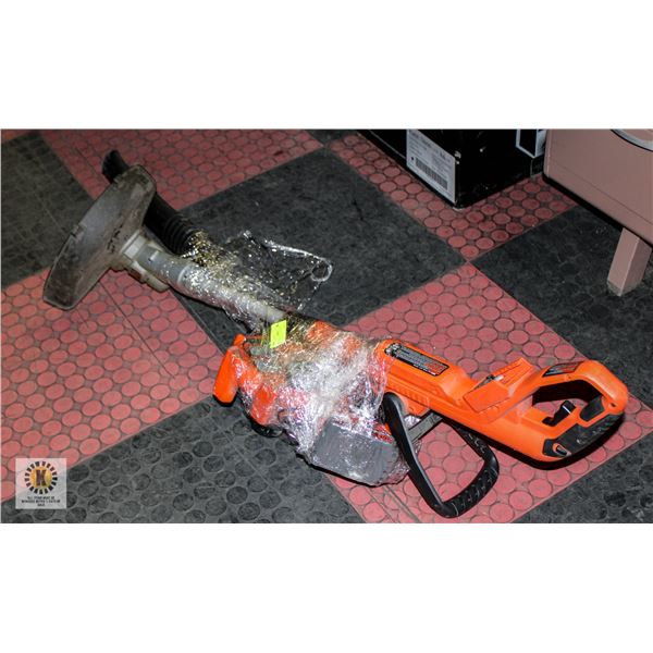 LOT BLACK & DECKER WEED WACKER/LEAF