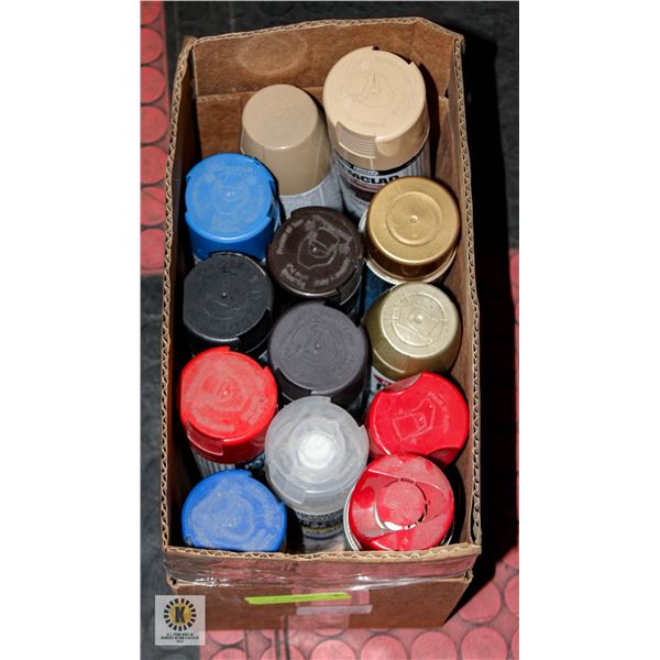LOT OF SPRAY PAINT